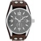 OOZOO Timepieces 46mm Dark Brown Leather Strap C7456